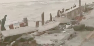 Talud Penahan Ombak Roboh, Kades Ngokomalako: Butuh Perhatian Pemda Halsel