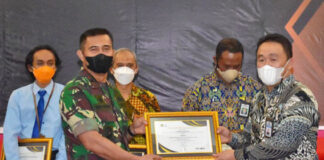 Korem 152/Baabullah dapat Penghargaan Kategori DIPA Besar dari Kemenkeu