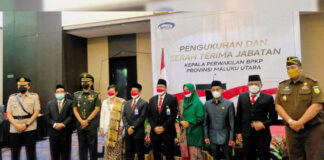 Kepala Perwakilan BPKP Malut Berganti, Kasi Ter Kasrem 152/Baabullah Turut Hadiri Pengukuhan dan Sertijab