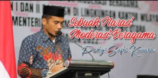 Sebuah Narasi Moderasi Beragama, Prolog: Safri Kamaria, Kasubag Ortala dan KUB Kanwil Kemenag