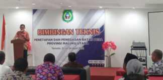 PMD Malut Gelar Bimtek Penetapan dan Penegasan Batas Desa