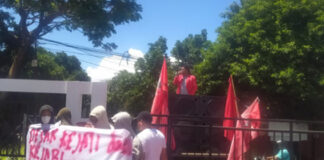 DPD GPM Malut Gelar Aksi Tuntut Kejari Ternate Segera Usut Tuntas Kasus Tipikor