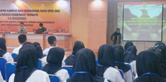 Wawasan Kebangsaan Jadi Bekal Mahasiswa Baru Poltekkes Ternate Untuk Pondasi Bela Negara