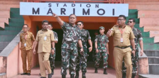 Komandan Lanud Leo Wattimena Bersama Waaspotdirga Kasau Melaksanakan survei Sail Tidore Tahun 2022