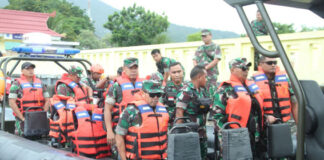 Danrem 152/Baabullah Pimpin Pengecekan dan Uji Coba Kapal Rigid Inflatable Boat