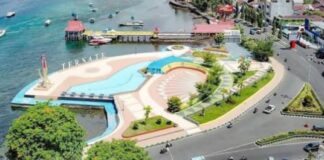 DLH Belum Pastikan Kapan Ganti 4 Papan Nama Taman dan Pantai di Kota Ternate.