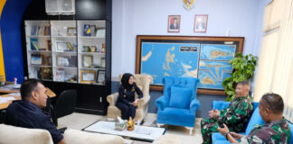 Tingkatkan Solidaritas, Danrem Berkunjung ke Kantor Bea Cukai Kota Ternate