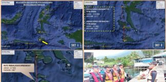 Pencarian Longboat Berpenumpang 7 Orang di Perairan Halmahera Selatan Belum Ditemukan