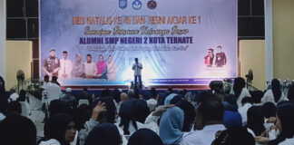 Alumni SMP Negeri 2 Ternate Gelar Dies Natalis Ke-46 dan Reuni Akbar Ke-1