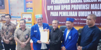 Resmi Daftar ke KPUD, PAN Optimis Raih 5 Kursi di DPRD Malut
