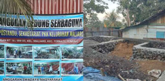 Sejumlah Warga Maliaro Keluhkan Pembangunan GSg Diatas Lahan Kuburan