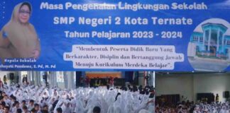 Hari Terakhir SMPN 2 Kota Ternate Gelar MPLS Siswa Baru Tahun 2023