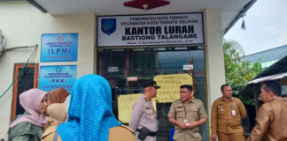 Kepala BKPSDM Ternate, Dicuekin Forum Pemuda dan RT/RW Kel. Bastiong Talangame