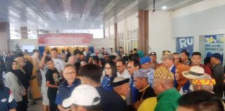 Ketum DPP PAN Tiba di Bandara Suba Ternate Disambut Pengurus DPW PAN Malut