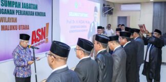 Dilantik Sekjen Kemenag RI, Ini Posisi Jabatan Pejabat Eselon III di Lingkungan Kanwil Kemenag Malut