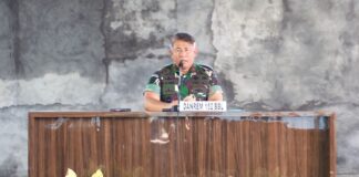 Danrem 152/Baabullah Mengajak Para Prajurit dan PNS Jajaran Korem Untuk Menjadi Contoh Dalam Menjaga Keharmonisan Rumah Tangga