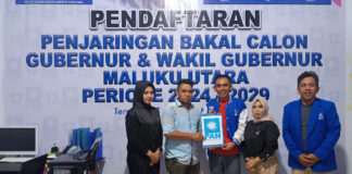 Sultan Tidore Resmi Mendaftar di PAN Malut Sebagai Balon Gubernur