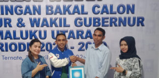 Sambangi Rumah PAN, LO Djafar Umar Ambil Formulir Balon Wagub Malut