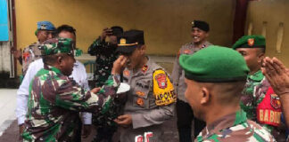 Kapolsek Ternate Utara Ucapkan Terimakasih Kepada Danramil Kota Ternate