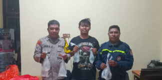 Polsek Ternate Selatan Amankan 40 Kantong Minuman Keras Jenis Cap Tikus