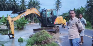 Gerak Cepat Kadis Pertanian Halteng Tangani Banjir di Weda Selatan