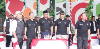 Danrem 152/Baabullah Hadiri Apel Siaga Pengawasan Pilkada Serentak Tahun 2024