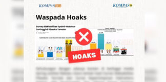 Kompas Bantah Survei Kepemimpinan Pilkada Halmahera Selatan, Elektabilitas Rusihan-Muhtar Hoax