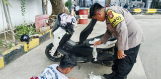 Danpos Pelabuhan Ferry Ternate Berhasil Amankan Puluhan Kantong Miras di KMP Ferry Tuna