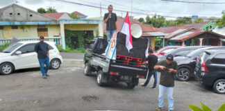 FKPK Gelar Aksi di Depan Ditreskrimsus Polda dan Kejati Malut