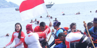 Peringati HUT Kemerdekaan RI ke-80 Tahun 2025, WASI Bersama Pemprov Malut Gelar Upacara Bawah Laut