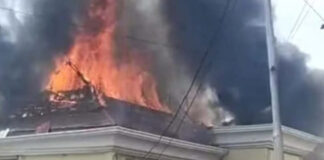 Gedung Musdalifah Asrama Haji Ternate Hangus Terbakar, Tidak Ada Korban Jiwa