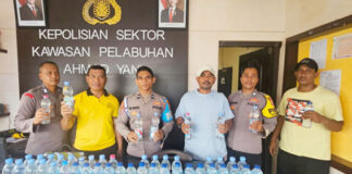 Polsek Pelabuhan Ahmad Yani Gagalkan Peredaran Miras Ilegal di Kapal KM. AL Sudais 21