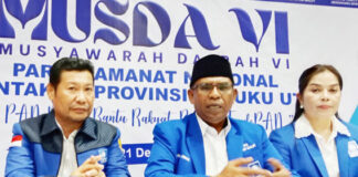 Empat Ketua DPD PAN Malut Resmi Berganti