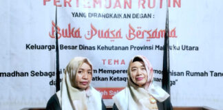 DWP Dinas Kehutanan Maluku Utara Gelar Buka Puasa Bersama, Salurkan 650 Paket Sembako