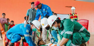 Simulasi hingga Terjun ke Lokasi, Harita Nickel Padukan Edukasi dan Aksi Nyata Penanganan Bencana