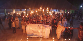 Pawai Obor BPMN Halsel Semarakkan Malam Takbiran, Perkuat Silaturahmi Generasi Muda