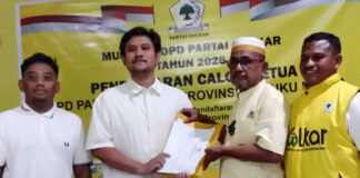 Tim Alien Mus Ajukan Formulir Pendaftaran Ke Panitia Musda VI Partai Golkar