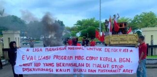 Aksi May Day dan Hardiknas, Ini Tuntutan LMND Ternate