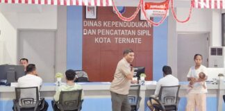 Libur Nasional, Dukcapil Ternate Tetap Layani Perekaman KTP dan Aktivasi IKD