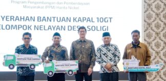 Harita Nickel Dukung Nelayan Soligi dengan Kapal 10 GT, Pemprov Malut Beri Apresiasi