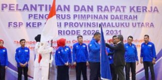Pengurus Baru FSP KEP SPSI Malut Periode 2026-2031 Resmi Dilantik, Aswar SalimTancap Gas Bentuk Penjaringan Aspirasi