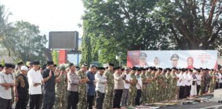 Korem 152/Baabullah dan Pemkot Ternate Gelar Salat Istisqa, Berdoa Agar Hujan Segera Turun