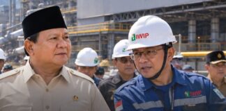 Prabowo Resmikan Proyek Hilirisasi US$10,2 Miliar di IWIP, Lepas Ekspor Perdana Baterai EV